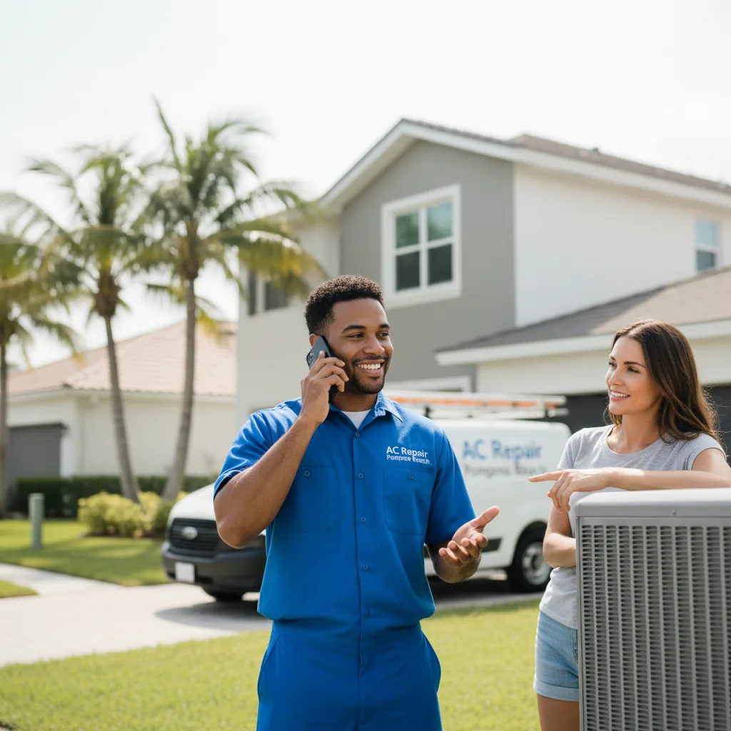 AC Repair Pompano Beach customer support in Wharton